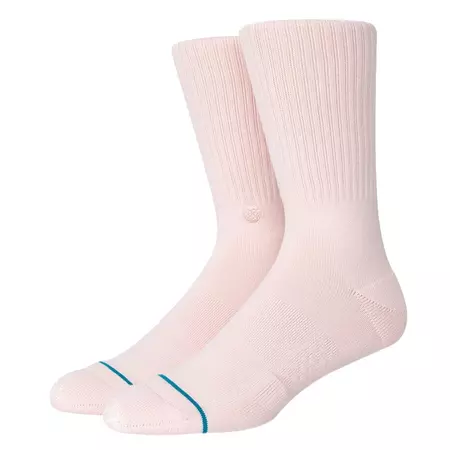 Stance Icon Classic Crew Socks "Pink"
