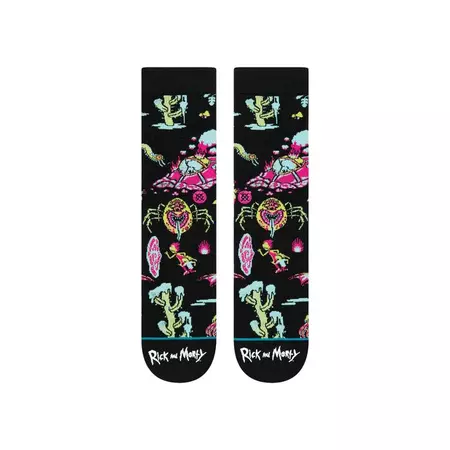 Stance Rick and Morty Crash Landing Socks