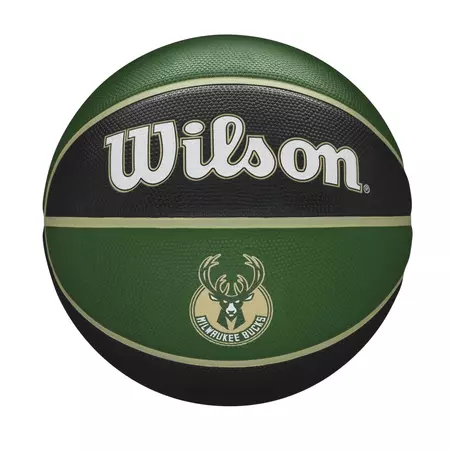 Wilson NBA Basketball Team Tribute Milwaukee Bucks Ball Size. 7