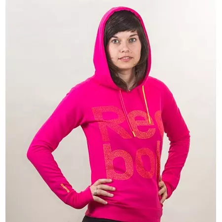Reebok Sudadera Hoodie (Rosa)