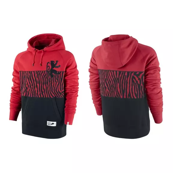 Sudadera Capucha Lebron Safari PRT (657/rojo/negro)