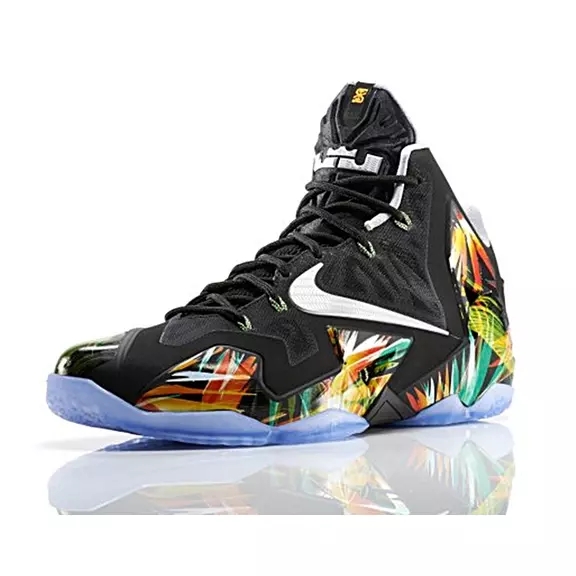 Lebron XI "Everglades" (006/negro/amarillo/verde)