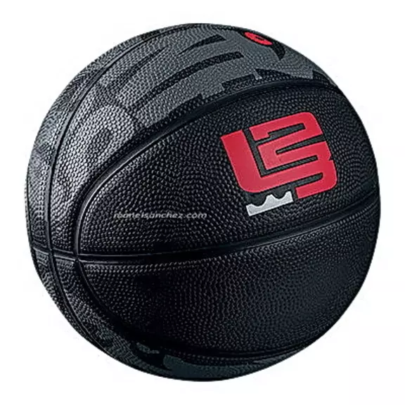 Balón Nike Lebron Mini (T3/negro-gris-rojo)