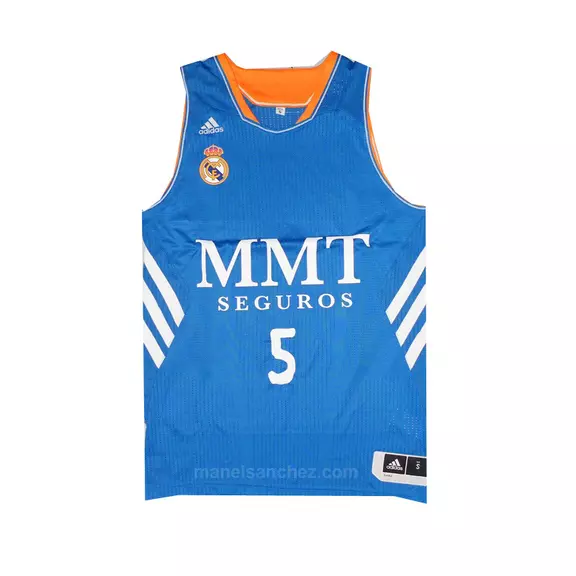 Camiseta Rudy Fernández Real Madrid Basket 13/14 (azul/blanco)
