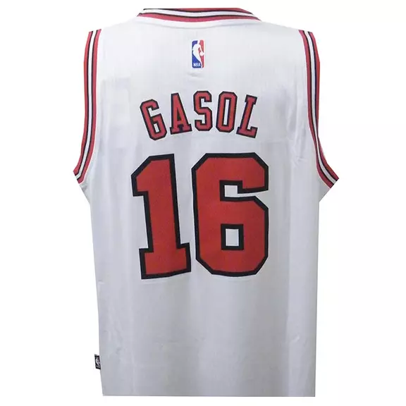 Adidas Camiseta Swingman Pau Gasol Bulls (blanco/rojo)