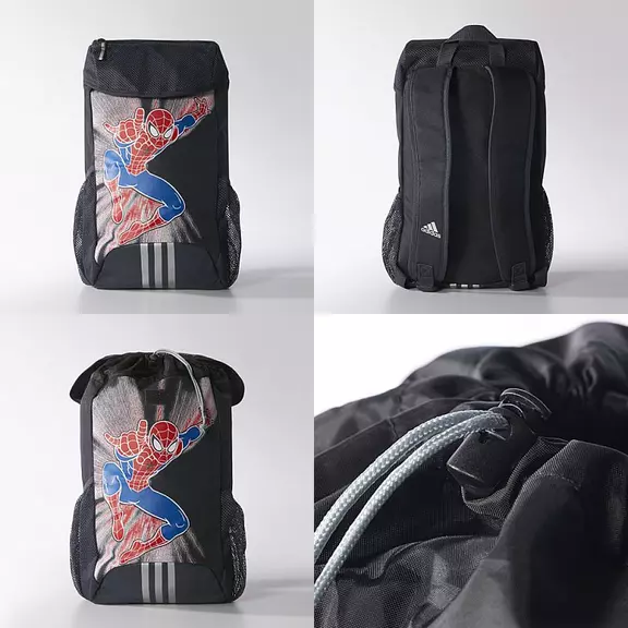 Adidas Mochila Marvel LK Spiderman (gris fantasma/plata)