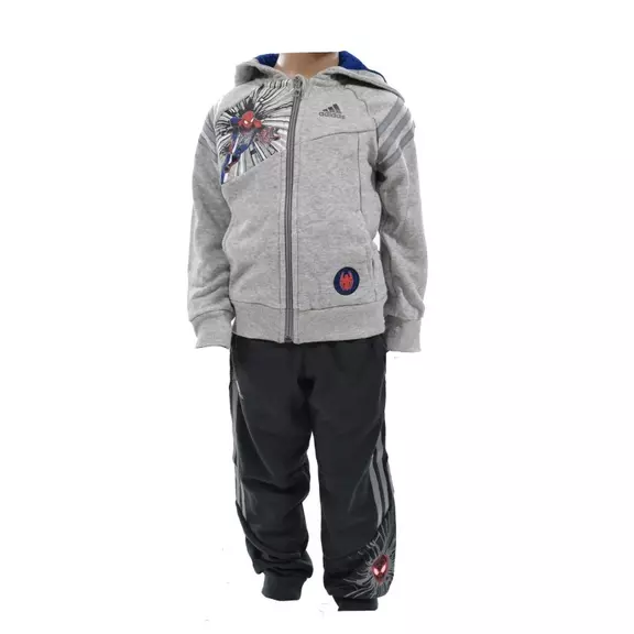 Adidas Chándal Capucha Marvel Spider-Man FZ (gris/grisoscuro)
