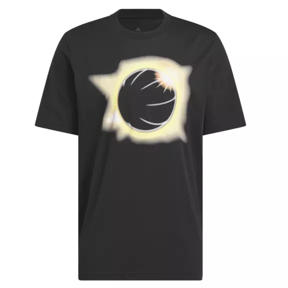 Adidas Basketball Novelty Eclipsed Graphic Tee "Black"