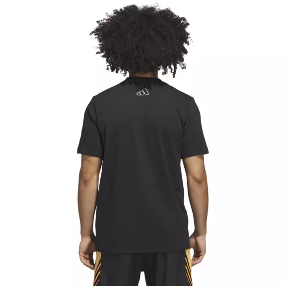 Adidas Basketball Novelty Eclipsed Graphic Tee "Black"