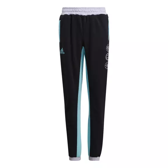 Adidas Basketblall Young Lil Stripe Pants "Black"
