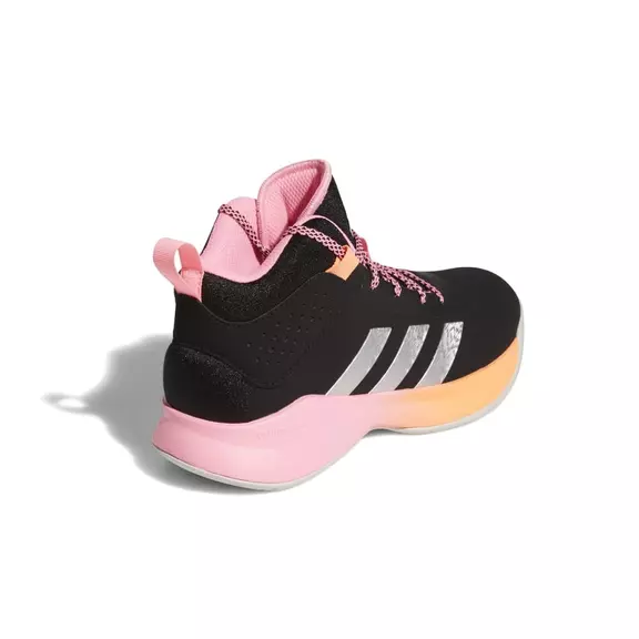 Adidas Cross Em Up 5 Kids Wide "Black-Beam Pink"