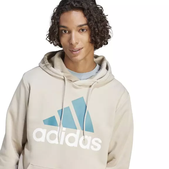 Adidas Essentials Fleece Big Logo Hoodie "Beige"