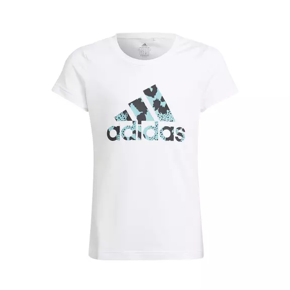 Adidas Girl's Fall Print Logo T-Shirt