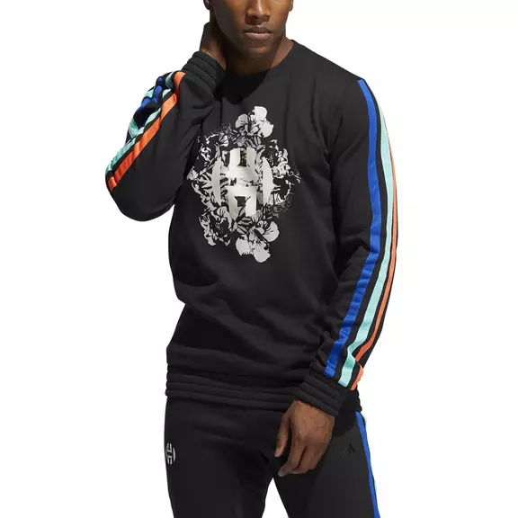 Adidas Harden Fleece Crew "Black"