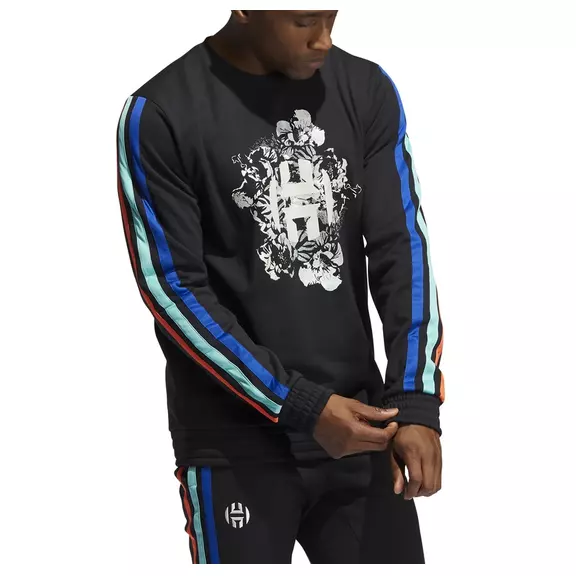 Adidas Harden Fleece Crew "Black"