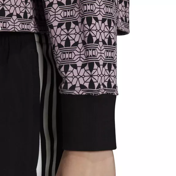 Adidas Originals Allover Print Hoodie (magic berry)