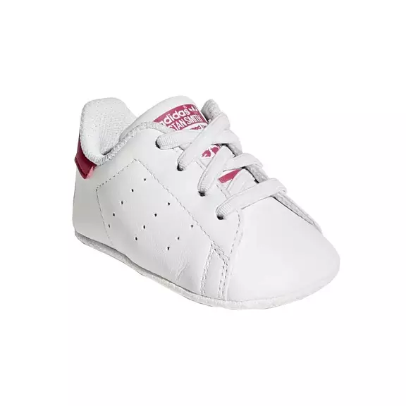 Adidas Originals Stan Smith Crib (White/Bold Pink)