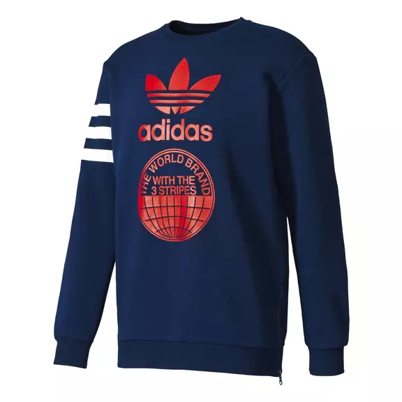 Adidas Originals Street Graphic Crew Sweatshirt (collegiate navy)