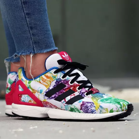 Adidas Originals ZX Flux J "Party Jungle" (multicolor)