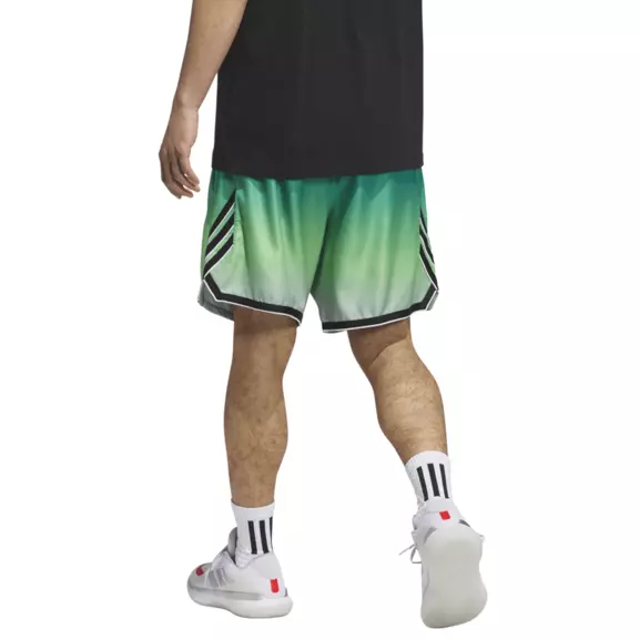 Adidas Short Basket Crazylite AOP 2 "Lime Burst/Pure Teal"