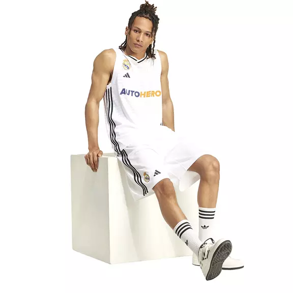 Adidas Short  Basket Real Madrid BB Home "White"