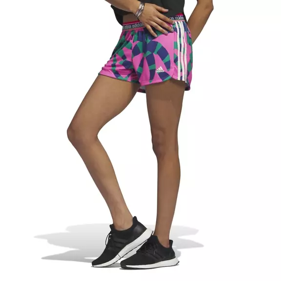 Adidas x FARM Pacer 3 Stripes Knit Shorts "Bold Green"