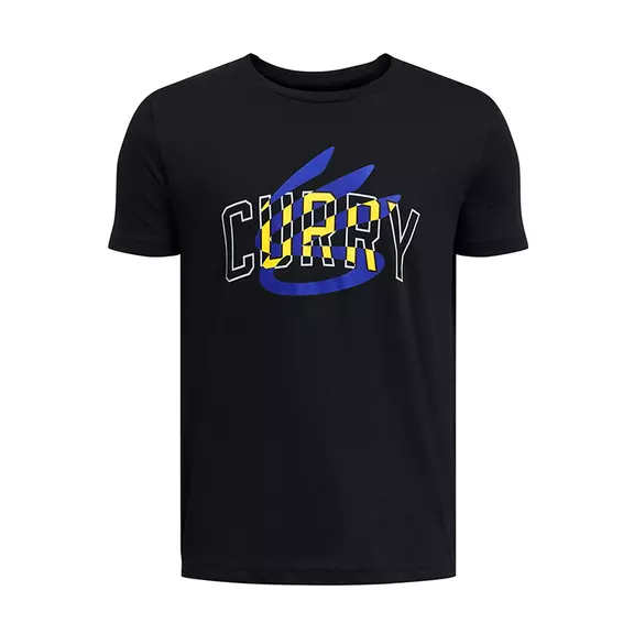 Camiseta Curry Logo Jr. "Black Royal"