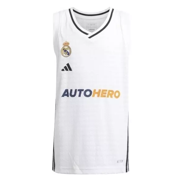 Maillot Junior de Basketball Domicile Real Madrid "Blanc"
