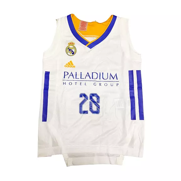 T-shirt réplique Enfant Real Madrid Basket # 28 YABUSELE #