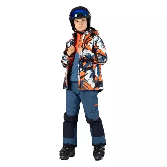 Campagnolo Boy's Freeride Ski Jacket "Bluestone-Orange"