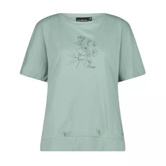 Campagnolo Printed T-shirt with Wide Neckline "Jade"