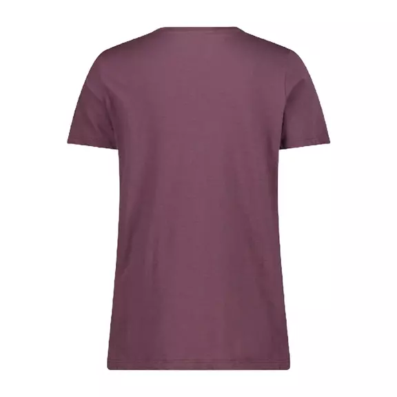 Campagnolo Women's T-shirt in organic cotton "Plum"