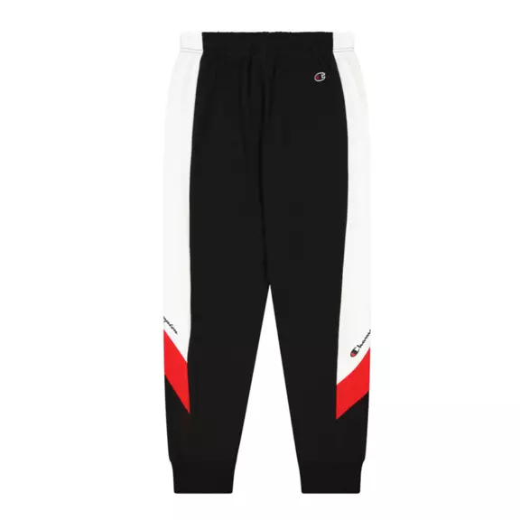 Champion Basketball Inspired Color Block Logo Rib Cuff Pants "Black"