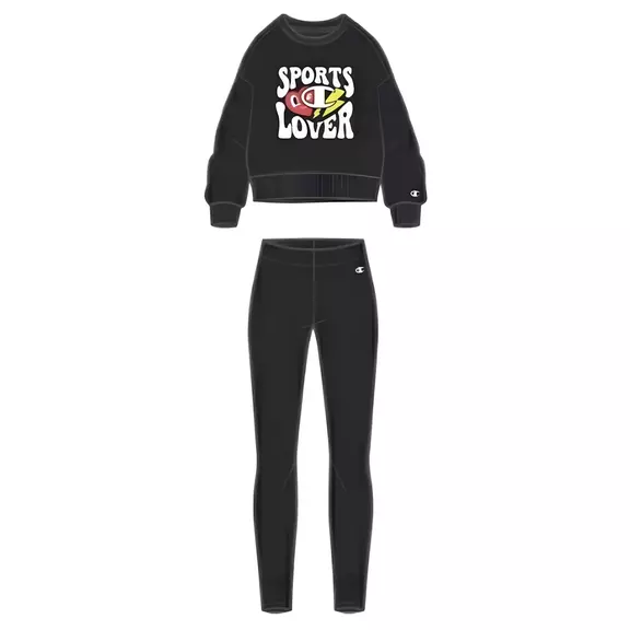 Champion Crewneck Suit "Black"