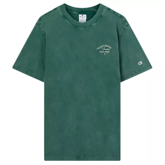 Champion Icon Men’s Washed Crewneck T-Shirt "Forest Green"
