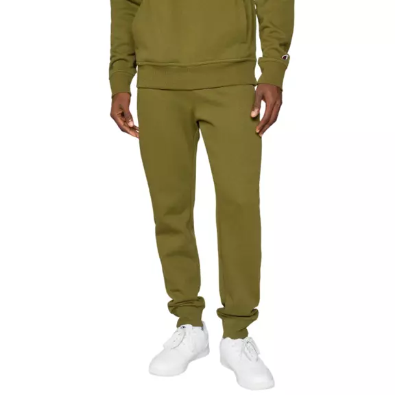Champion Icon Pocket Zip Rib Cuff Fleece Slim Fit Pants "Green"
