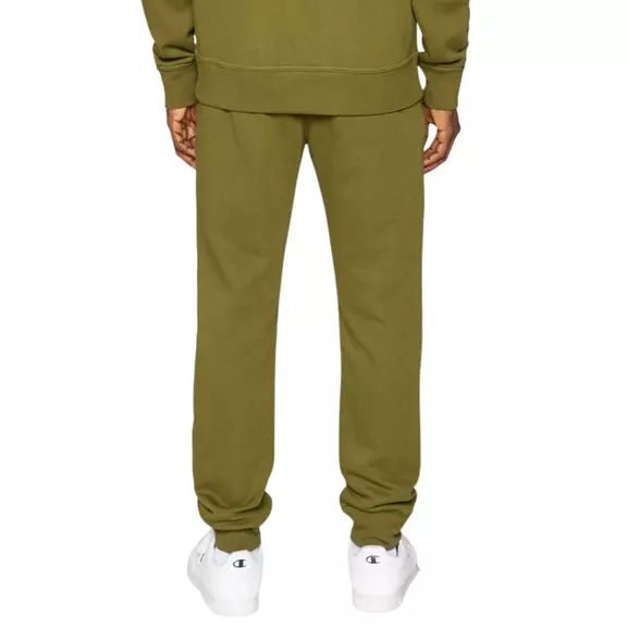 Champion Icon Pocket Zip Rib Cuff Fleece Slim Fit Pants "Green"
