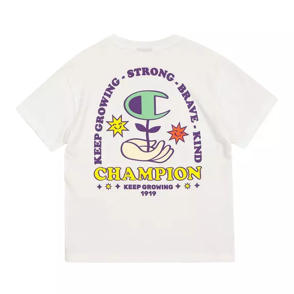 Champion Kids Crewneck T-shirt "White"