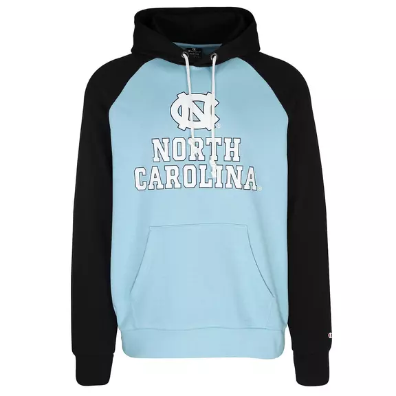 Champion Legacy College Block Logo North Carolina Hoodie "Light Blue"