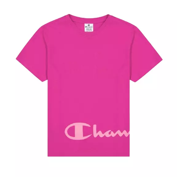 Champion Legacy Cotton T-shirt with Colorful Details "Pink"