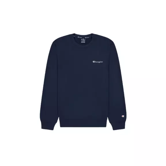 Champion Legacy Small Script Terry Cotton Sweatshirt "Navy"