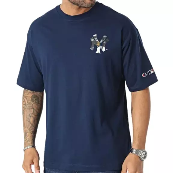 Champion MLB Rochester Cotton NY Yankees Tee "Navy"