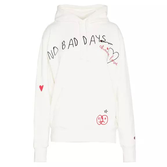 Champion Rochester Unisex Made With Love Hooded Sweatshirt "White""