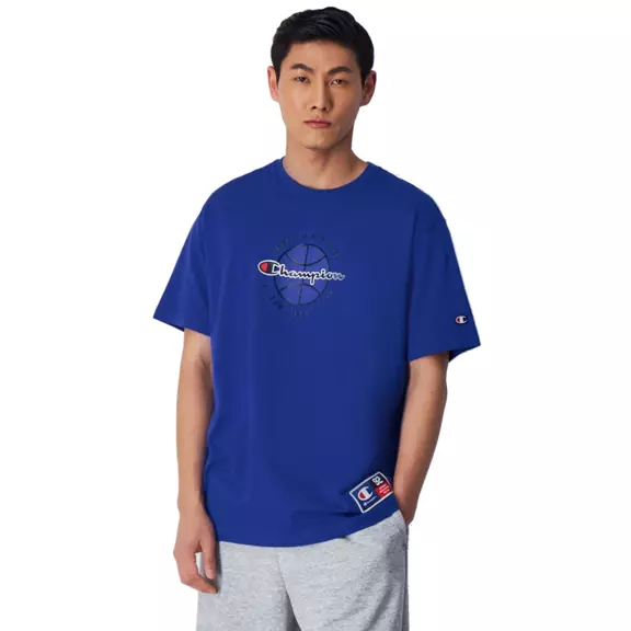 Champion Sport Lifestyle Basketball Stretch Cotton T-Shirt "Blue"