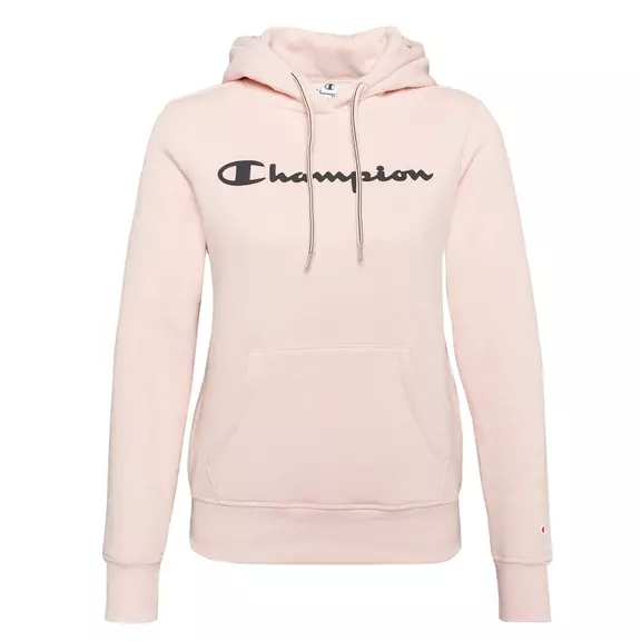 Champion Wn´s Legacy Script Logo Print Cotton Terry Hoodie "Rose Tane"