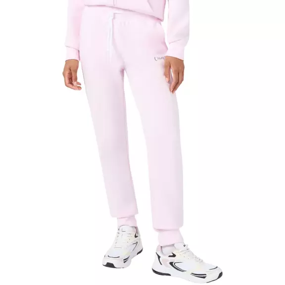 Champion Women's Script Logo Rib Cuff Jogger Pants "Pink"