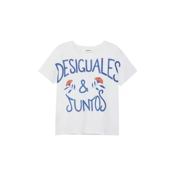 Desigual Desiguales y Juntos - Flowers T-Shirt