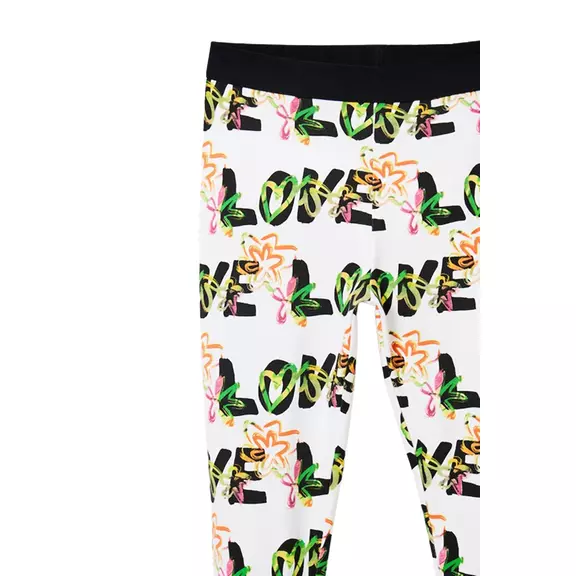 Desigual Girls Love Flower Leggings