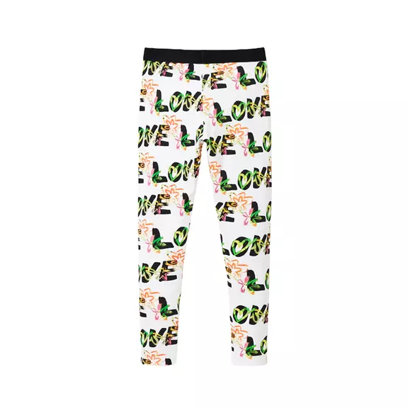 Desigual Girls Love Flower Leggings