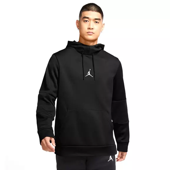 Jordan Air Therma Fleece Pullover Hoodie "Black"